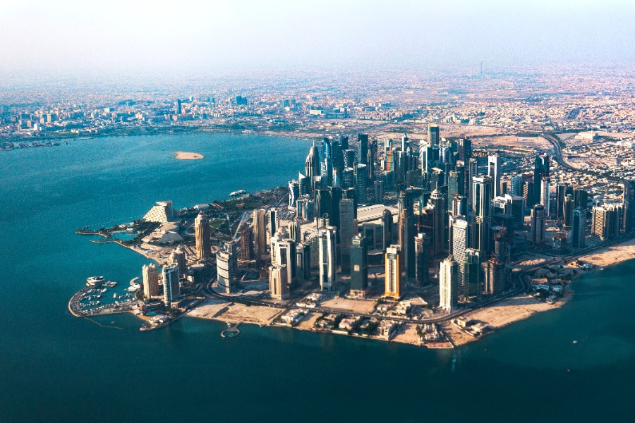 Qatar aerial shot